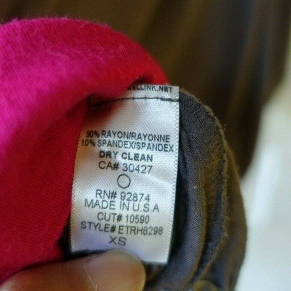 banded waist tunic top knit batwing Ella Moss - Picture 9 of 9